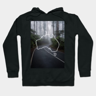 Australia Country Map | Luminous Landscapes Hoodie